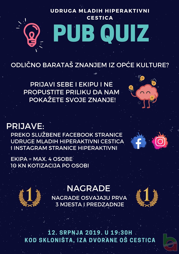 Ljetna hiperAktiva - Pub quiz