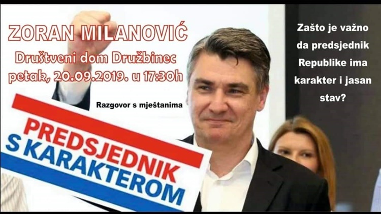 milanovic plakat